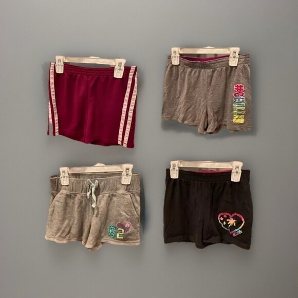 Faded Glory Danskin Athletic Knit Shorts Large 10/12 Lot of 4 - Picture 1 of 12